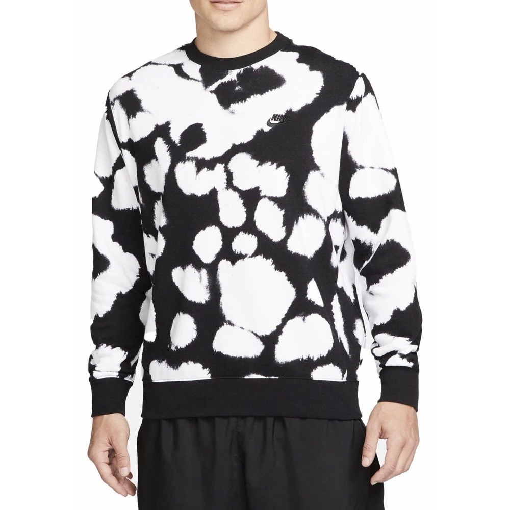 Nike Sportswear Sport Essentials+ Crew Sweatshirt Black/White Men's XL